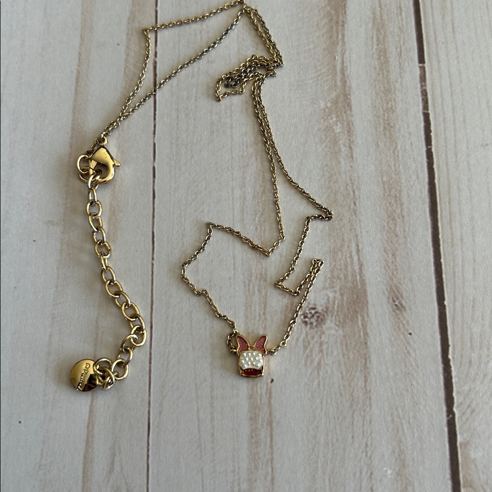 Baublebar Disney Daisy Duck necklace EUC